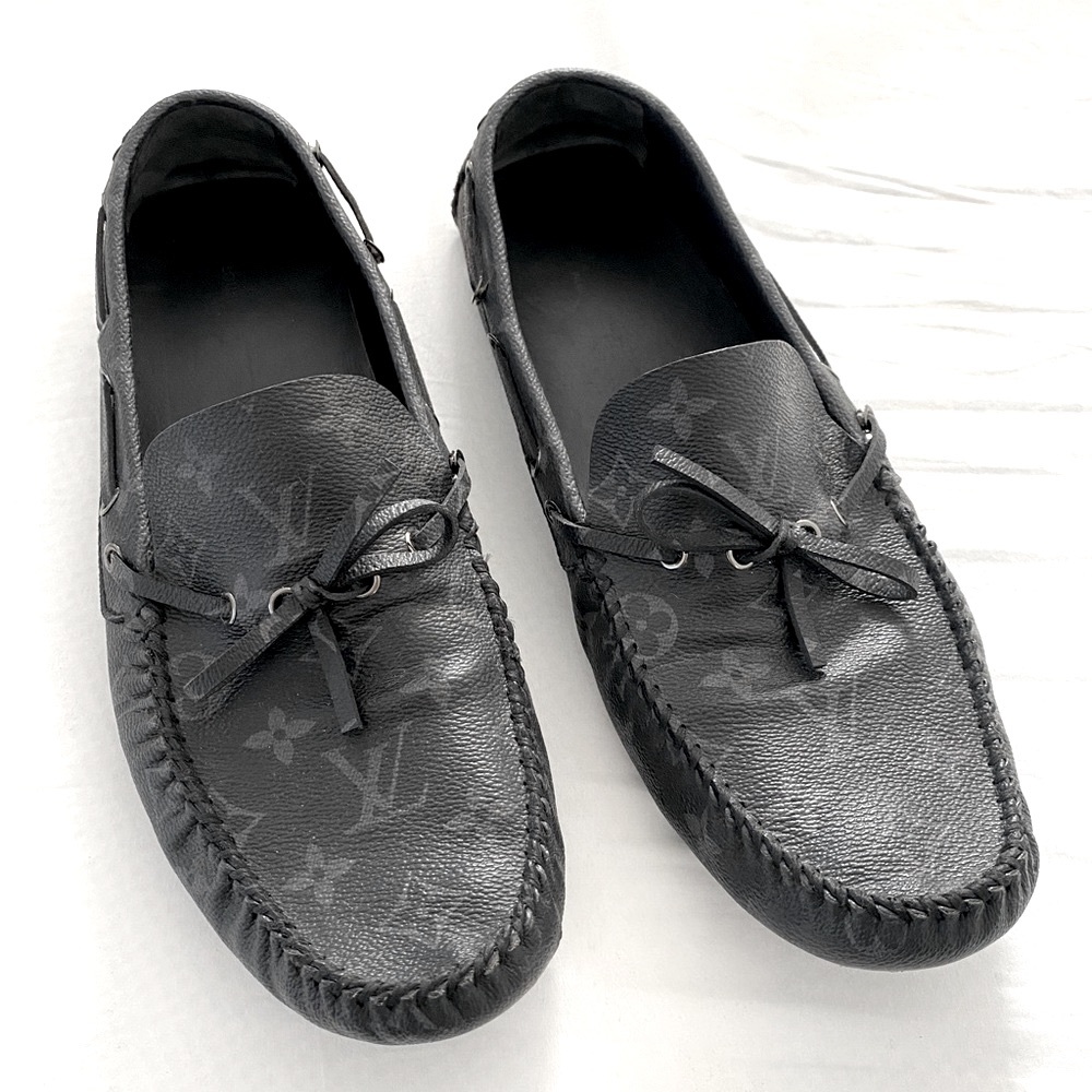 Mens LOUIS VUITTON Arizona Moccasin/Loafer Eclipse